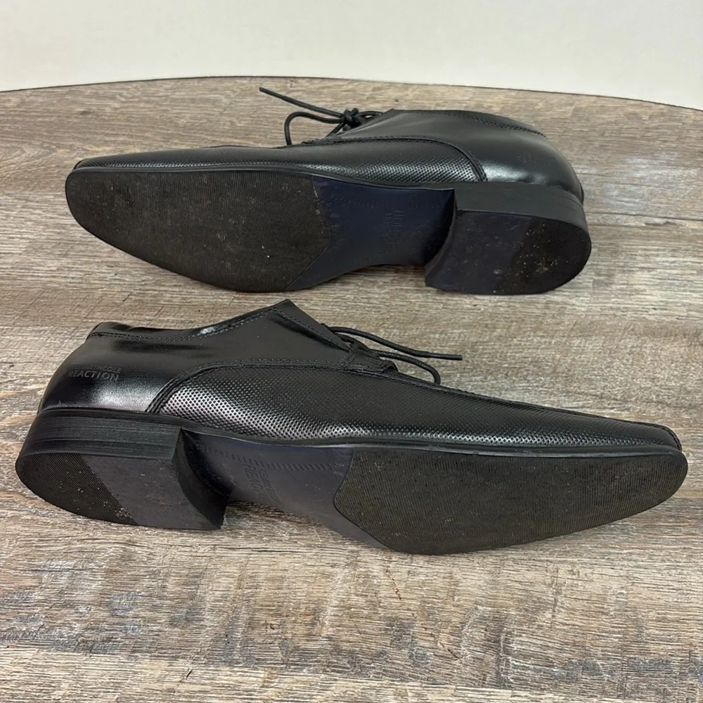 Kenneth Cole Reaction BRO-TENCIAL Men’s Leather Oxfords Size 8